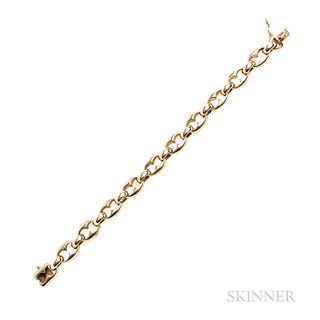 14kt Gold Anchor link Bracelet
