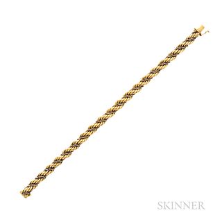 18kt Gold Ropetwist Bracelet