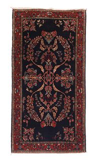 Antique Mohajeran Sarouk Rug, 2'5" x 4'9"