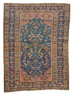 Antique Afshar Rug, 4' x 5'4"