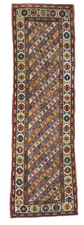 Antique Kazak Rug, 3' x 10'2"