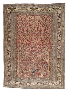 Antique Tabriz Rug, 8'3" x 11'4"