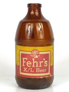 1970 Fehr's X/L Beer 12oz Handy "Glass Can" bottle Cincinnati, Ohio