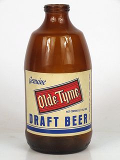1967 Olde Tyme Draft Beer 12oz Handy "Glass Can" bottle Los Angeles, California