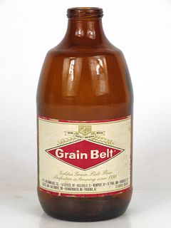1975 Grain Belt Beer 12oz Handy "Glass Can" bottle La Crosse, Wisconsin