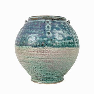 Vintage John Preus Studio Pottery Glazed Vase