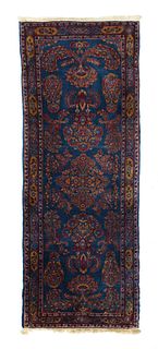 Antique Mohajeran Sarouk Rug, 2'5" x 6'7"