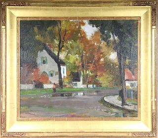 Anthony Thieme, "Old House, Fall, Rockport"