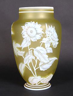 Webb & Sons Cameo Glass Vase
