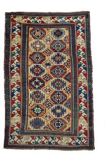 Antique Kazak Rug, 5'1" x 8