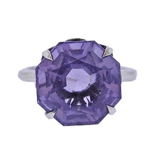 Tiffany &amp; Co Sparklers Amethyst Silver Ring