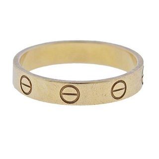 Cartier Love 18k Gold Band Ring