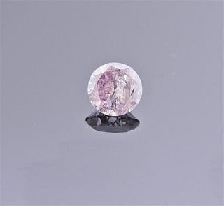 GIA 0.62ct Fancy Purple Pink Natural Round Diamond