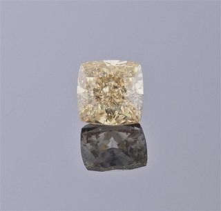 GIA 0.82ct Fancy Brown Yellow VVS2 Square Diamond