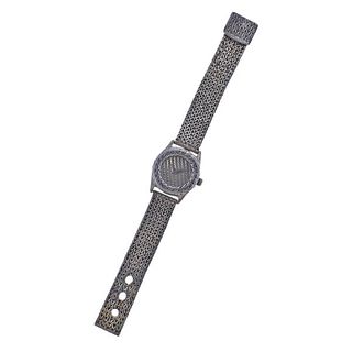 John Hardy Silver Classic Chain Watch 4873