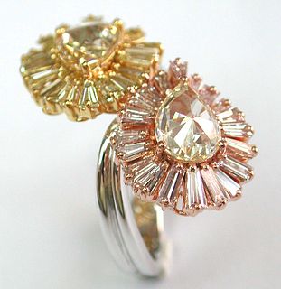 Tapper Diamond Ring