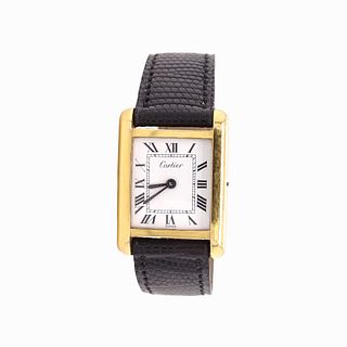 Women's Cartier Tank 18K Gold Plate Watch