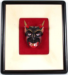 After Manuel Jimenez, Carved Portrait of a Devil