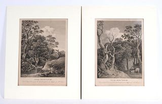 After Thomas Gainsborough, Two Engravings