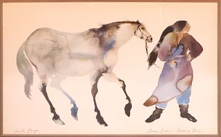 Carol Grigg, Print, 'She Walks with Horses'
