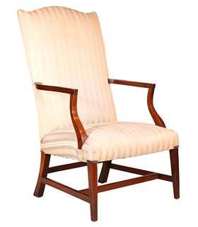 Federal Style Mahogany Lolling Chair
