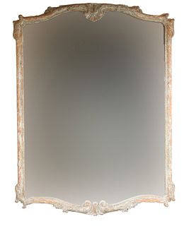 Louis XV Style Painted Mirror, of Impressive Size