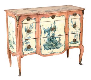 Venetian Style Painted Chest of Drawers