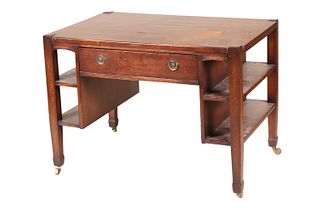 Arts and Crafts Style Oak Writing Desk