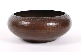 Roycroft Hammered Copper Bowl