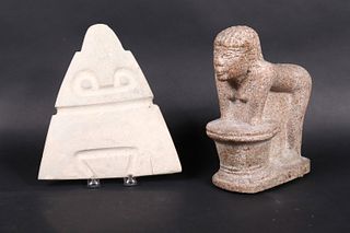 Two Ethnographic Stone Sculptures