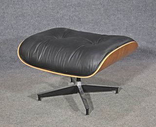 EAMES BY HERMAN MILLER LEATHER FOOT STOOL