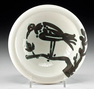 Picasso Ceramic "Bird on a Branch" (1952)