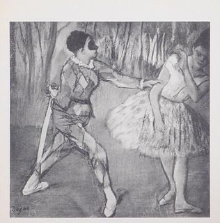 Edgar Degas: Harlequin et Columbine, LXXVIII