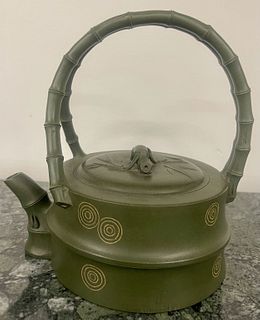 Yixing Tea Pot Green Zisha