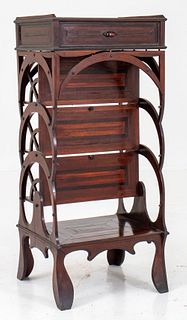 American Eclectic Curio-Bookstand, c. 1900
