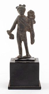 Ancient Roman Bronze Domestic Effigy of Hermes