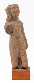 Ancient Earthenware Male Figure