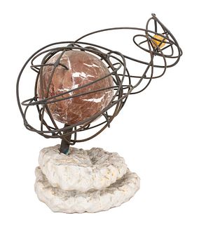 "Armillary Sphere" Modern Abstract Sculpture