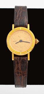 Corum 1854 US 22K Coin Ladies Quartz Watch