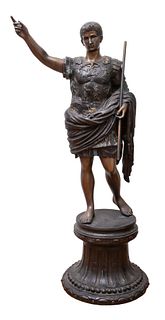 Augustus of Prima Porta, Bronze  After The Antique