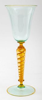 Italian Murano Glass Goblet