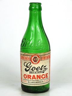 1920 Goetz Orange Soda 10oz Other Paper-Label bottle St. Joseph, Missouri