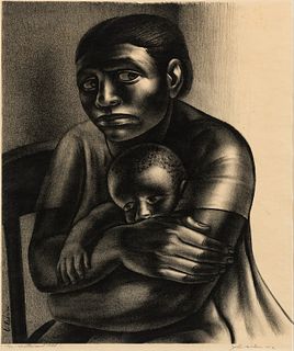 John Wilson (American, 1922-2015), Mother and Child