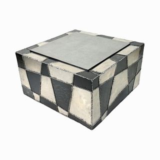 Paul Evans Argente Style Cube Slate Coffee Table