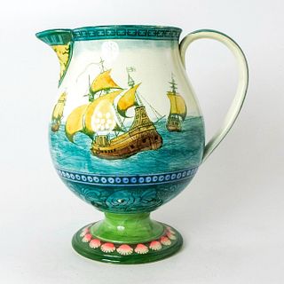 Maritime Pitcher with 17th Century Spanish Galleons Doulton