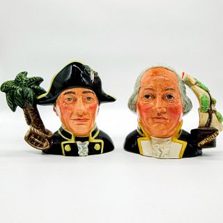 Capt. Bligh and Fletcher Christian D7074 & D7075 - Small - Royal Doulton Character Jug