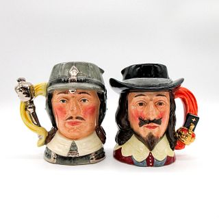 King Charles & Cromwell - Small - Royal Doulton Character Jugs