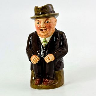 Cliff Cornell (Dark Brown Suit, Small) - Royal Doulton Toby Jug