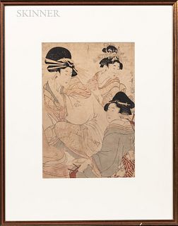 Kitagawa Utamaro (1753-1806), Woodblock Print