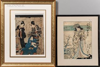 Three Ukiyo-e Woodblock Prints